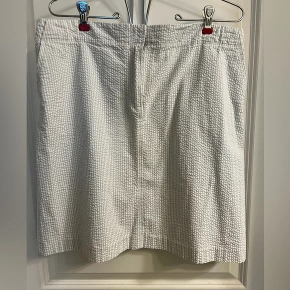 J. Crew White Textured Pencil Skirt